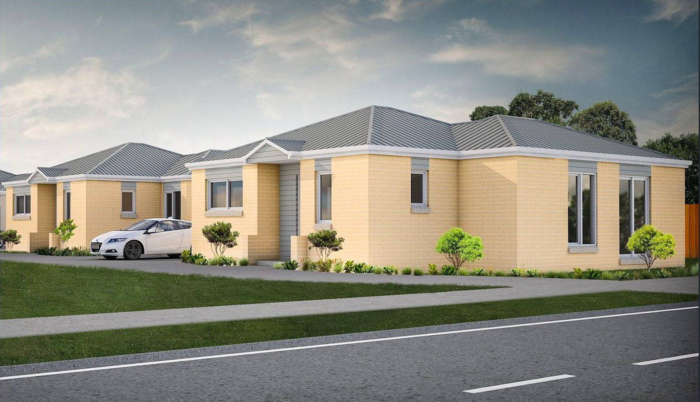 Artist impression of a multi-unit residential development