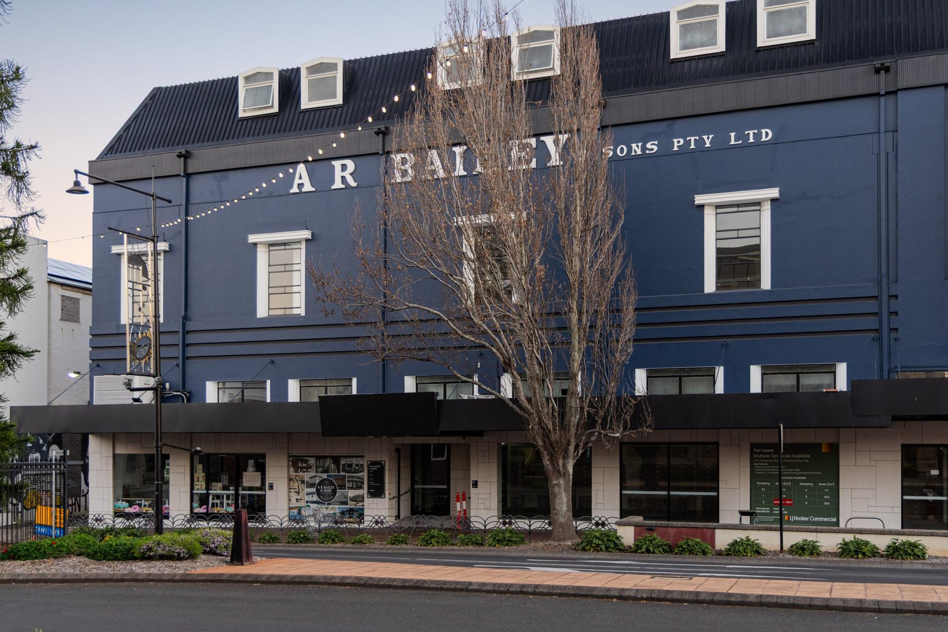Baileys Building heritage facade, 235 Margaret Street, Toowoomba