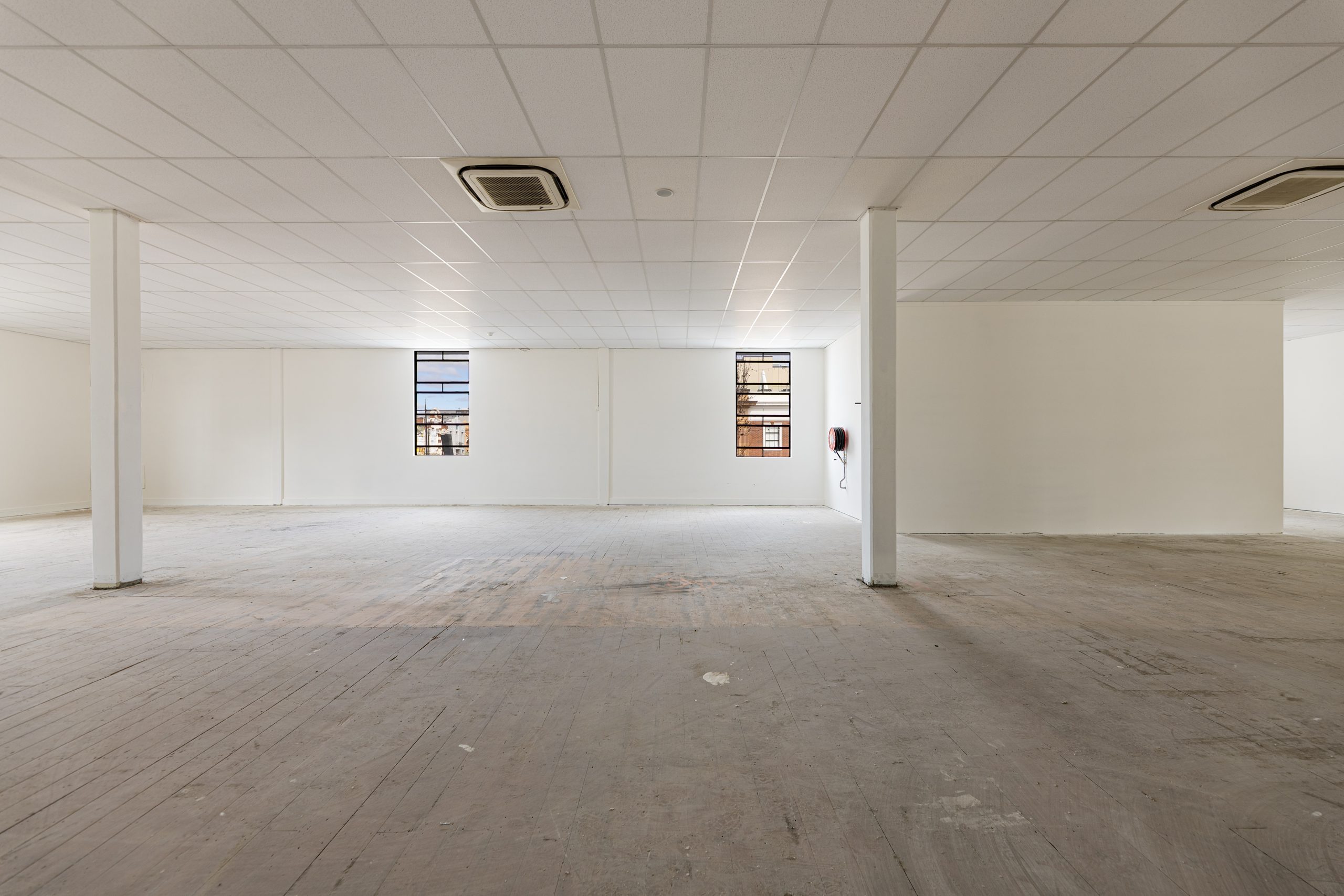 Open-plan commercial tenancy after fitout, Toowoomba